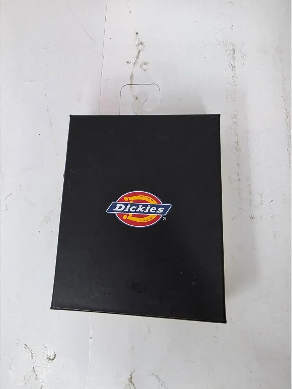 NEW Dickies Brown Leather Mens Bifold Double Row Stitching Wallet